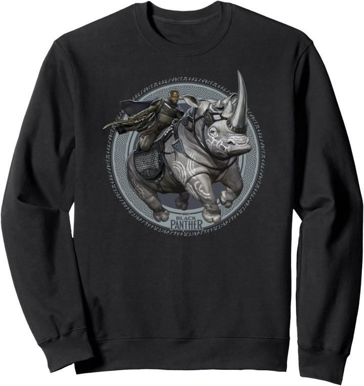 Marvel Black Panther W'Kabi Rhino Portrait Sweatshirt