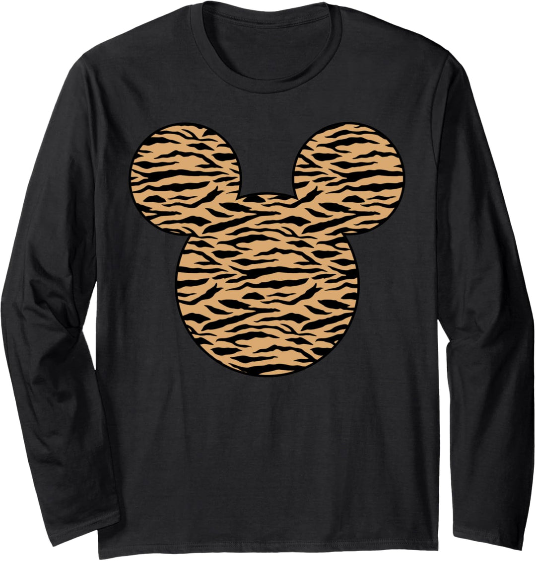Disney Mickey And Friends Mickey Tiger Print Fill Langarmshirt