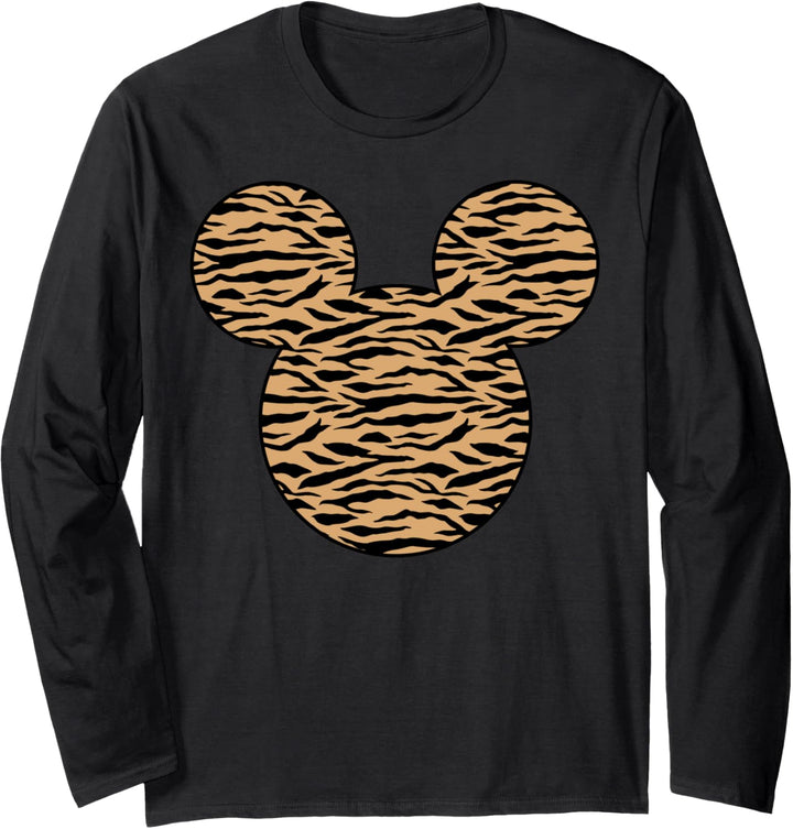 Disney Mickey And Friends Mickey Tiger Print Fill Langarmshirt