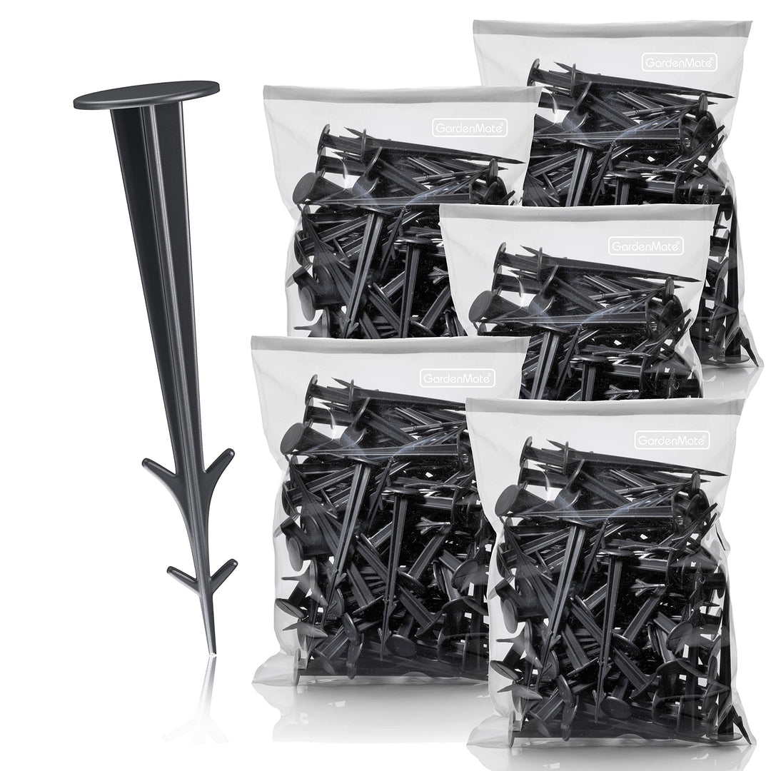 GardenMate 500 Erdanker Kunststoff schwarz 12cm UV stabilisiert, 500