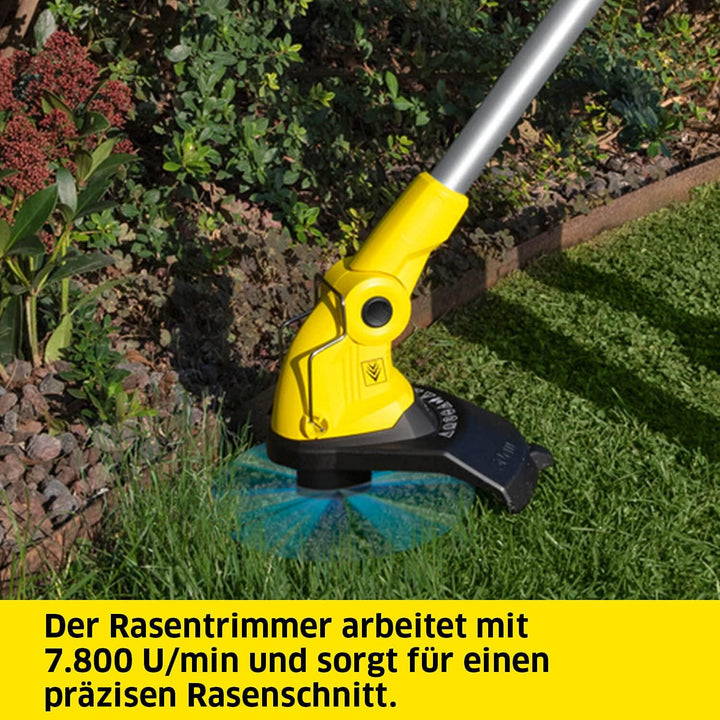 Kärcher 18 V Akku-Rasentrimmer LTR 18-30, Schnittgeschwindigkeit: 7.800 U/min, Schnittkreisdurchmess