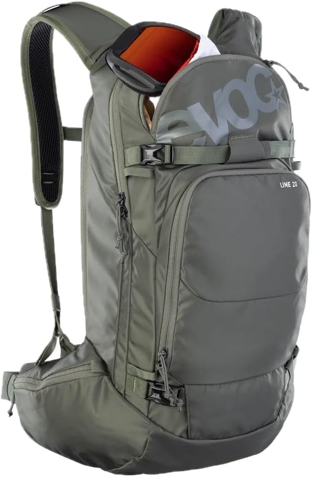 EVOC LINE 20 Tourenrucksack, Skirucksack (NEURALITE SYSTEM, separates Lawinenfach mit Notfallplan, S