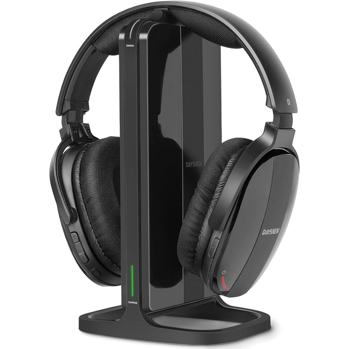 Funkkopfhörer Kabellos für TV – TV Kopfhörer Kabellos mit Ladestation & RF-Sender, Seniorenfreundlic