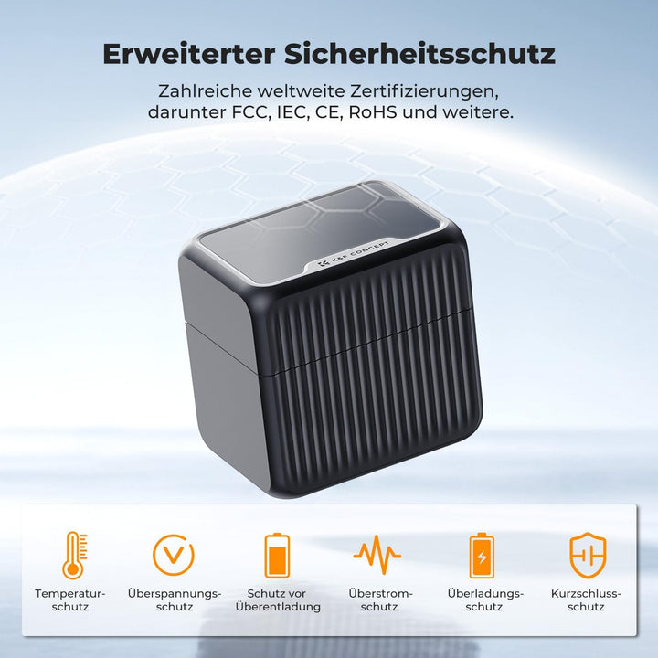 K&amp;F CONCEPT AAA Batterien AAA Akku AAA Wiederaufladbare Lithium Akkus | 8 Pack 1,5V AAA Lithium Batt