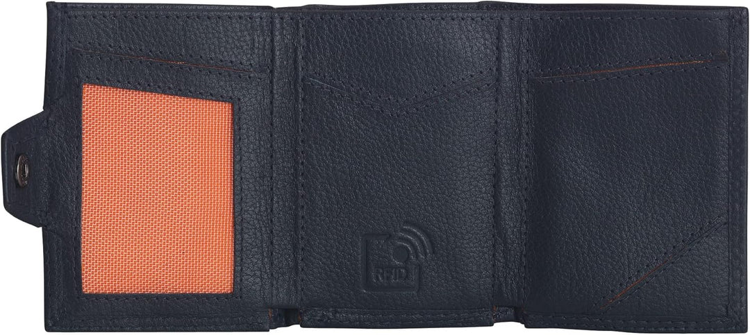 Josephine Osthoff Slim Wallet mit Münzfach Herren echt Leder mit RFID Schutz Geldeutel Damen kleine