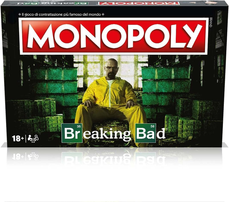 Hasbro Winning Moves — Breaking Bad, Monopoly, Brettspiel, italienische Ausgabe | Ab 18 Jahren, Spie