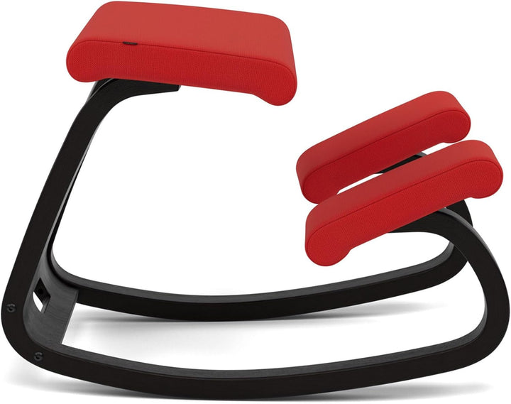 Variable, Original Kniestuhl, Design von Peter Opsvik - Schwarz/Rot Black/Red, Black/Red