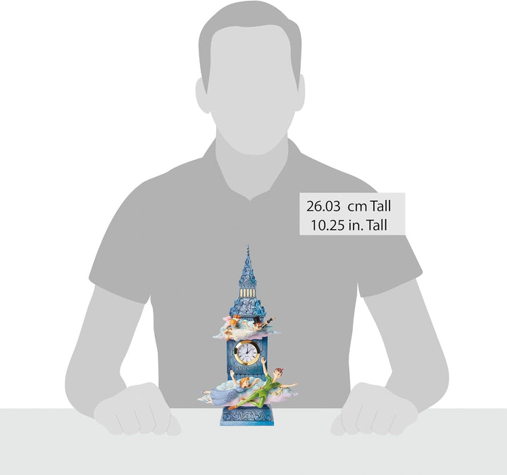 Disney Traditions Peter Pan Clock, Height 26cm