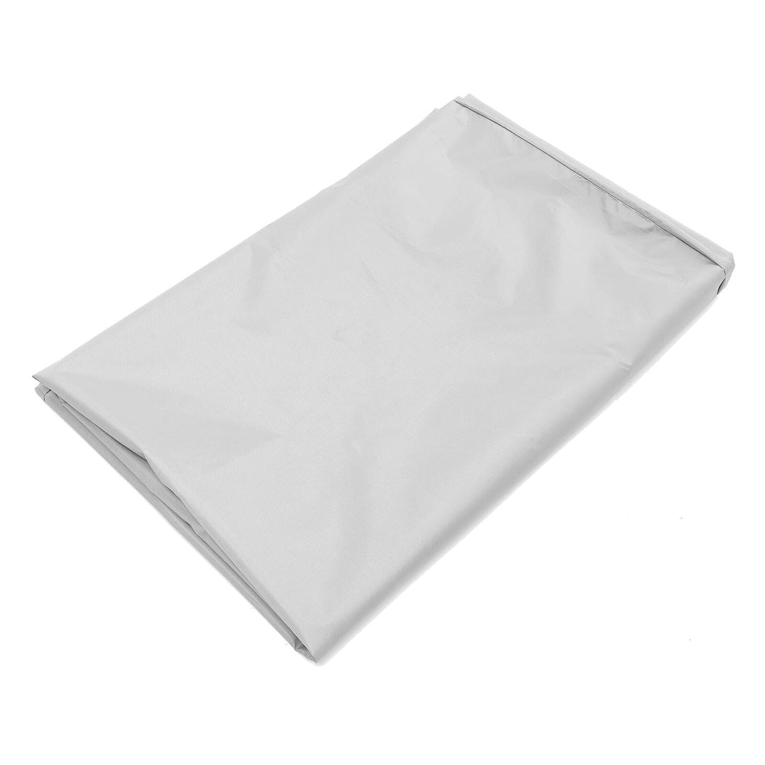 Veemoon Sandkastenabdeckung Grau 155x155x20cm Mit Kordelzug Wetterfeste Gartenschutz Plane Für Outdo