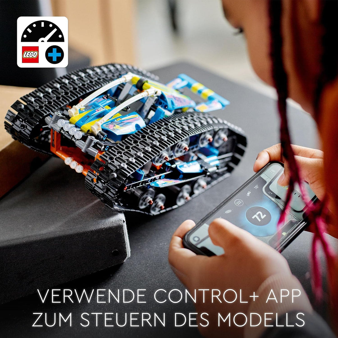 LEGO 42140 Technic App-gesteuertes Transformationsfahrzeug, ferngesteuerte Autos für Kinder, RC Offr