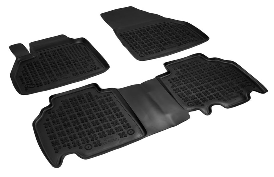 AZUGA Hohe Gummi Fussmatten passend für Renault Kangoo II ab 1/2008-4/2021 AZ10300127 Automatten Gum