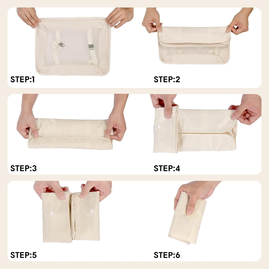 MosaiRudo 8-teilig Koffer Organizer Set, Packing Cubes, Packwürfel für Urlaub &amp; Business,Reise Organ