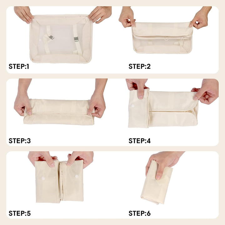 MosaiRudo 8-teilig Koffer Organizer Set, Packing Cubes, Packwürfel für Urlaub &amp; Business,Reise Organ