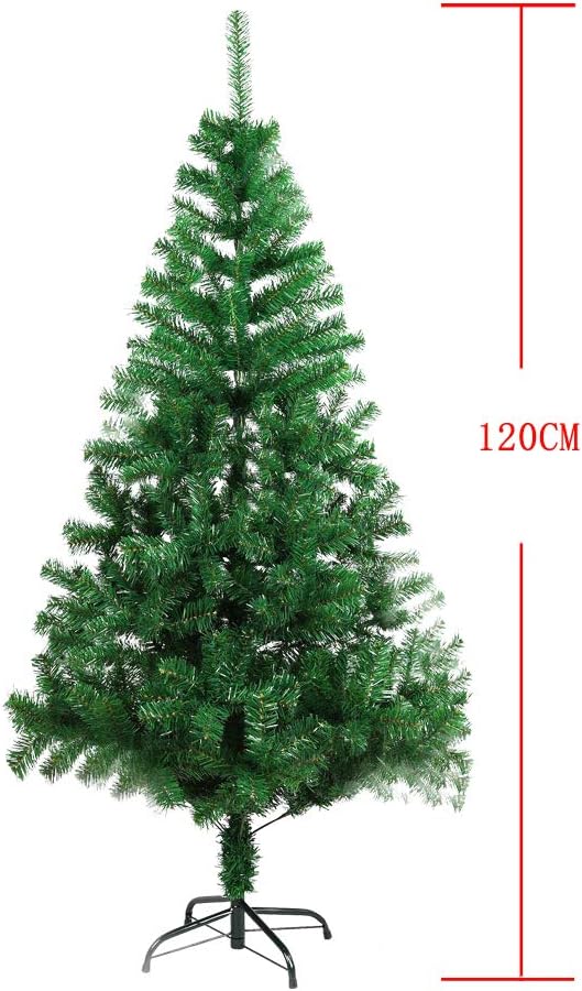 BAFYLIN Künstlicher Weihnachtsbaum Tannenbaum Kiefernadel Christbaum Dekobaum Kunstbaum (Grün, 120cm