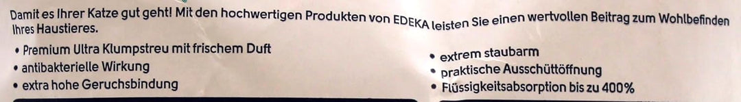 Edeka Ultra Klump-Streu Katzenstreu, (1 x 5.2 kg)