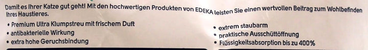 Edeka Ultra Klump-Streu Katzenstreu, (1 x 5.2 kg)