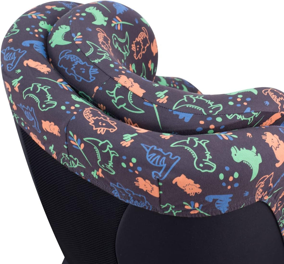 JYOKO Kids Bezug kompatibel mit Joie Spin 360, Nuna Rebl, aus Baumwolle (Happy Dino) Happy Dino Bezu