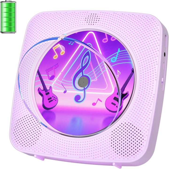 Radio mit CD Player Kinder: Kegaudio Tragbarer CD Players Tragbar mit Bluetooth Lautsprecher Frontan