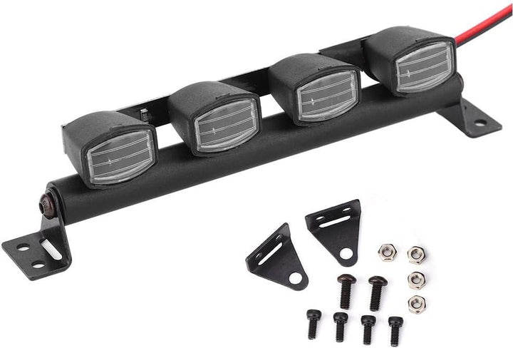 Tbest RC Dachlichter, Crawler Zubehör 1:10 RC Crawler Car Dachlichtleiste RC Dachlampen Scheinwerfer