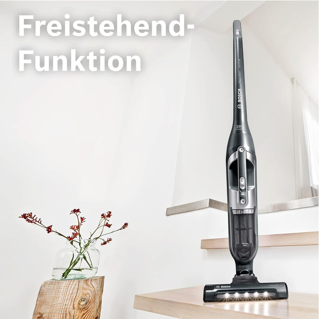 Bosch Akku-Staubsauger Flexxo 2in1 Serie 4 BBH3P280, kabelloser Handstaubsauger, beutellos, hohe Sau