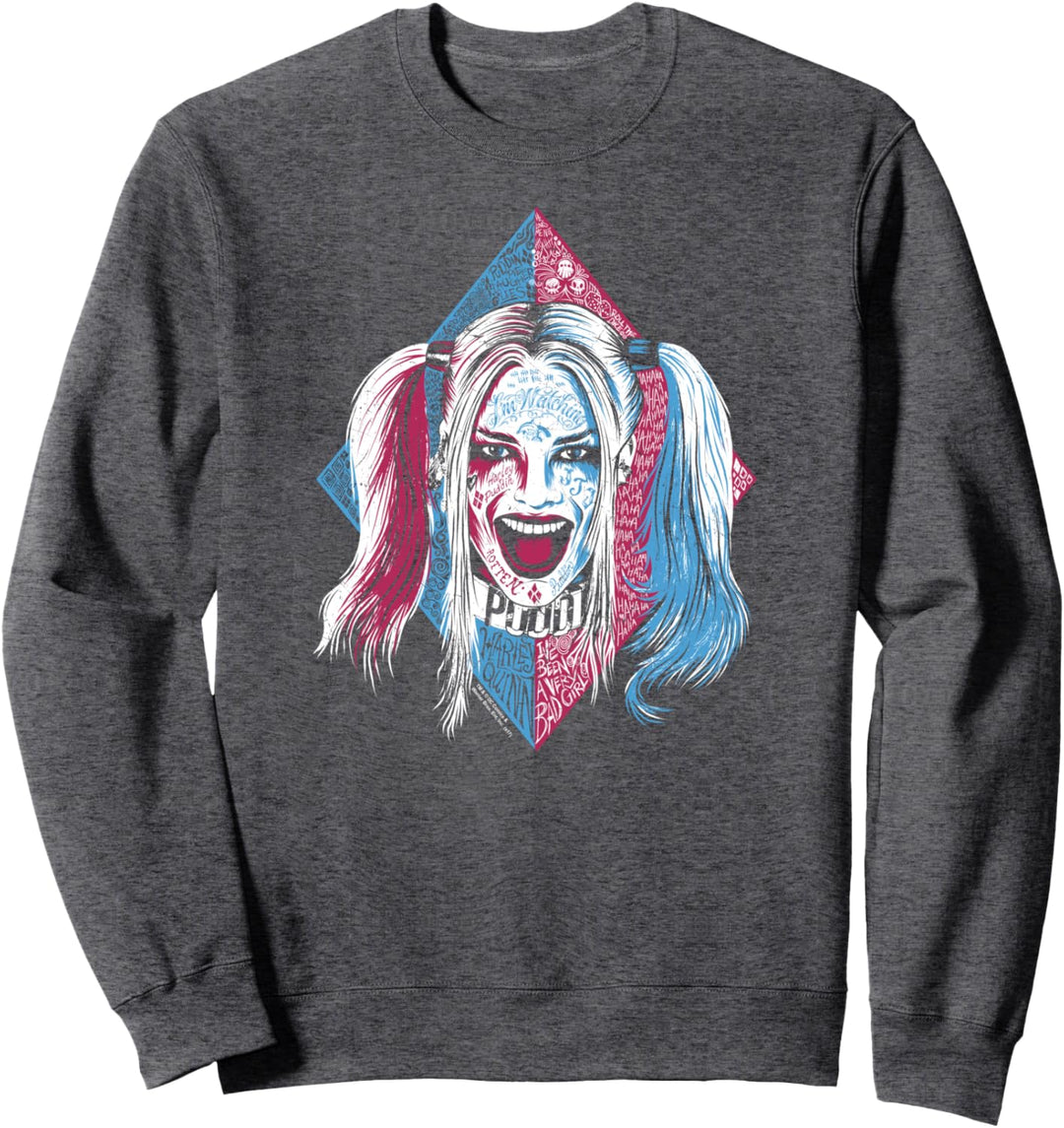 Suicide Squad Harley Quinn Puddin Portrait Sweatshirt