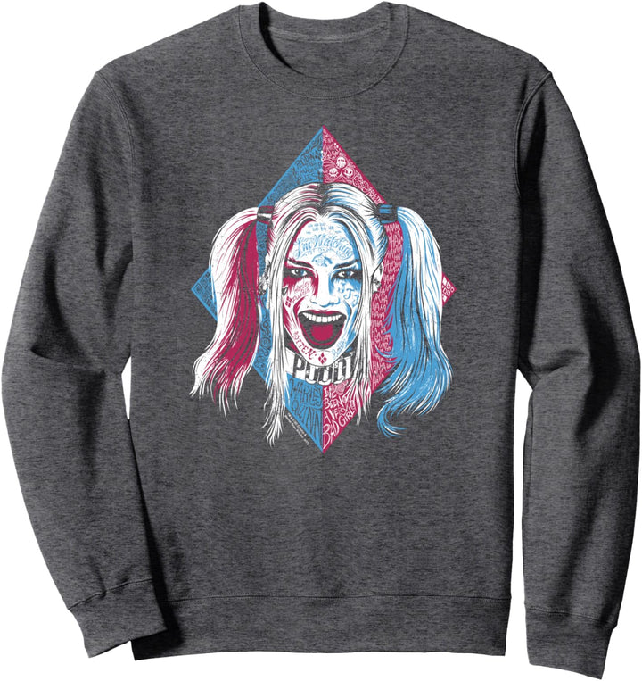 Suicide Squad Harley Quinn Puddin Portrait Sweatshirt