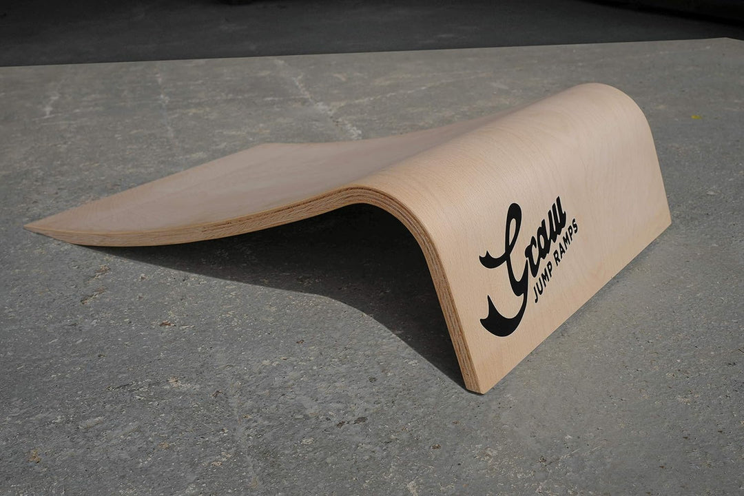 Graw Jump Ramps J15 Sprungrampe - 15 cm Höhe - Für Skateboard, Scooter, Roller, Skates, RC und ander