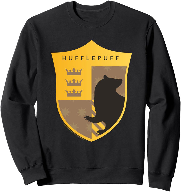 Harry Potter Hufflepuff Four Square Shield Crest Sweatshirt