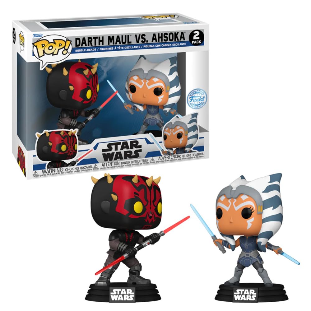 Pop! Star Wars: The Clone Wars – Darth Maul vs. Ahsoka Tano 2 Stück