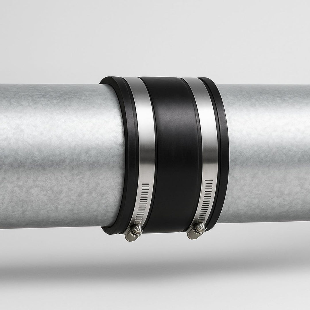 Weedness Secret Jardin Rubber Duct 150 mm Verbinder - Rohrlüfter Abluftschlauch Schlauch Klimaschlau