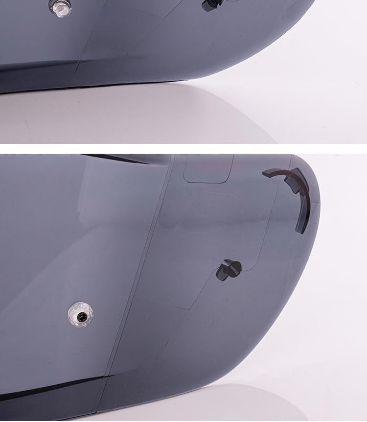 VCOROS Motorradhelm Visier für SEDICI Strada II/Strada 3/Vector,Motorrad Wind Schild Helm Objektiv V