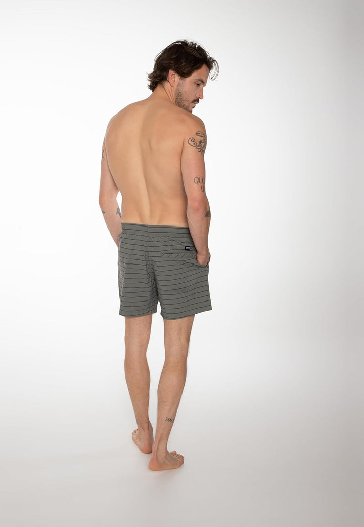 Protest Herren Beachshort Sharif S Grey Green, S Grey Green