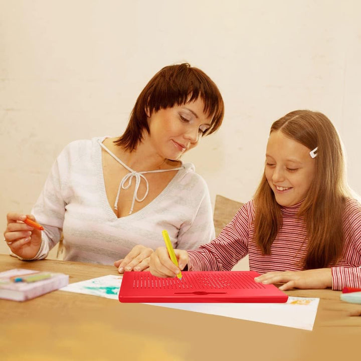 ALEENFOON Magnetisches Zeichenbrett für Kinder ab 3 Jahren, Reissbrett Magnetisch Schreibtafel Zeich