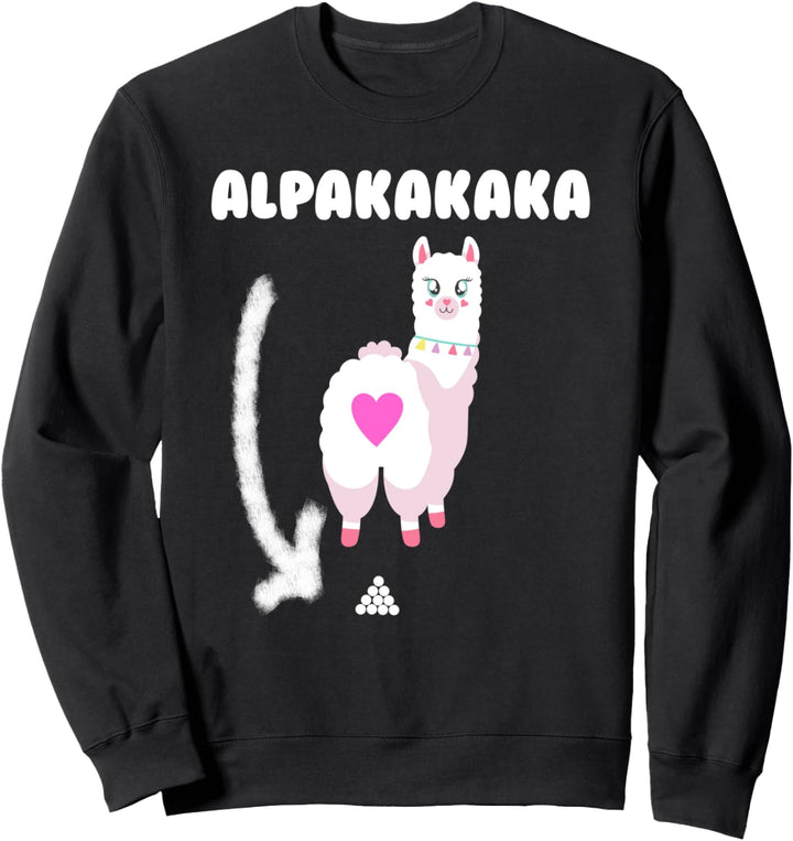 Lustige Alpaka Designs Sweatshirt