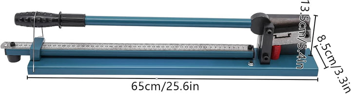 DeeDuud DIN-Schienenschneider 35-40cm, DIN-Laufschienenschneider Schnittdicke 0,8mm mit Lineal Rail