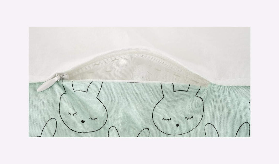 Träumeland S0102307 Aussenschlafsack LIEBMICH Kuschelhase 80/86, mehrfarbig