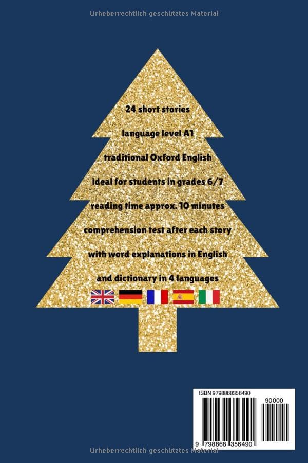 24 Englische Kurzgeschichten zu Weihnachten : Adventskalender : English Christmas Short Stories : le