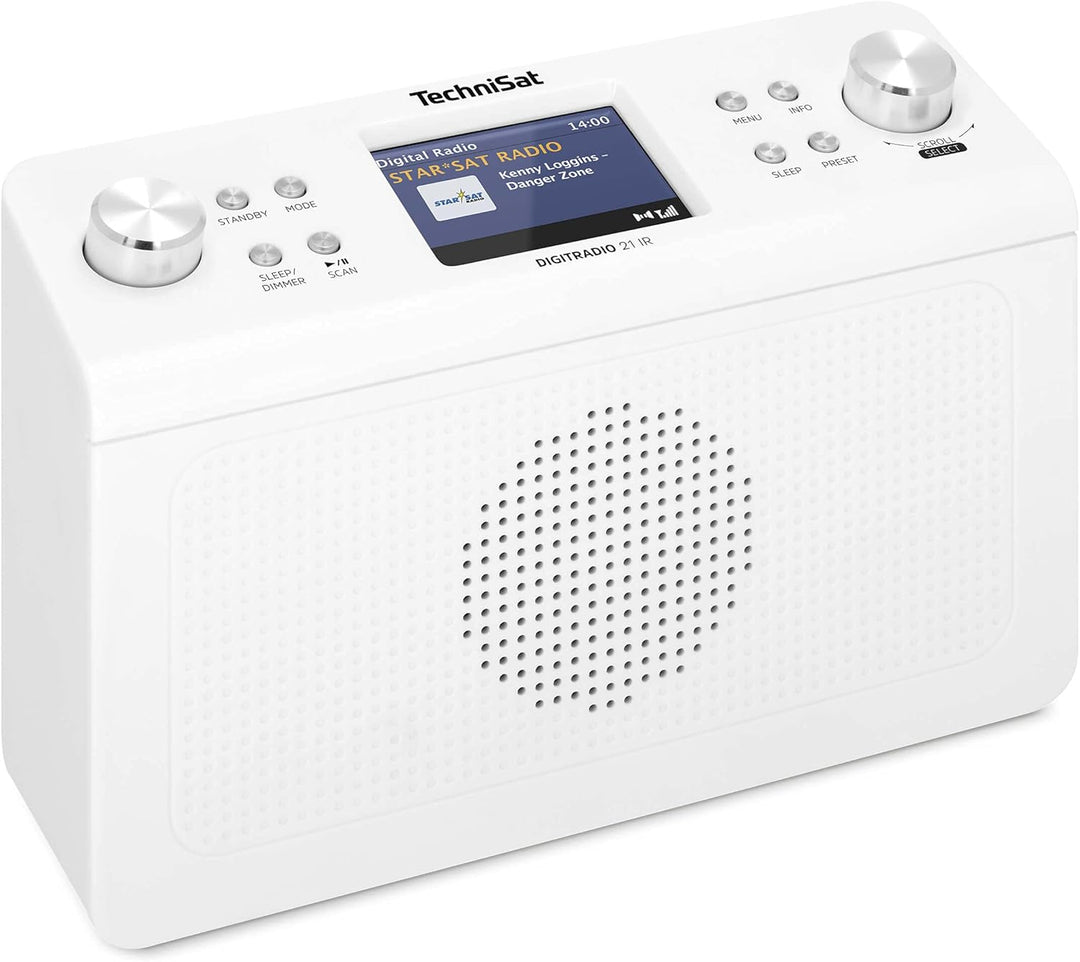 TechniSat DIGITRADIO 21 IR - Küchenradio (Unterbauradio inkl. Montageplatte, Internetradio DAB+, DAB