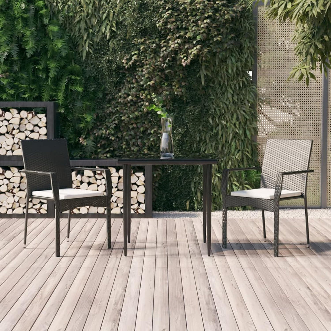 Tidyard 3-TLG. Garten Essgruppe, Balkonmöbel Set Balkon 2 Personen Gartenmöbel Set Terassenmöbel Sit