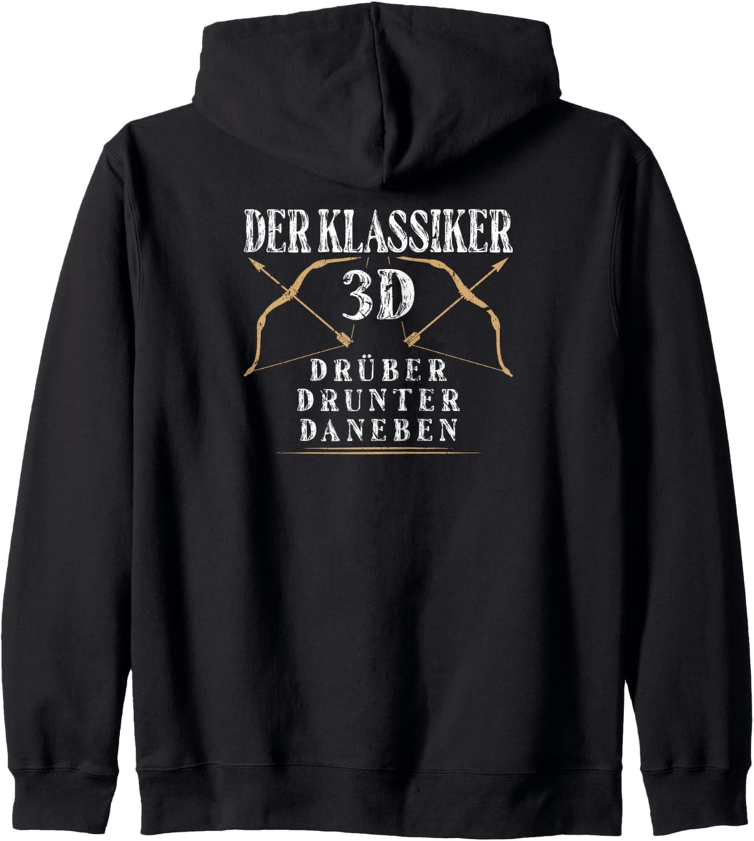 Pfeil und Bogen Bogenschiessen 3d Bogenschütze Kapuzenjacke