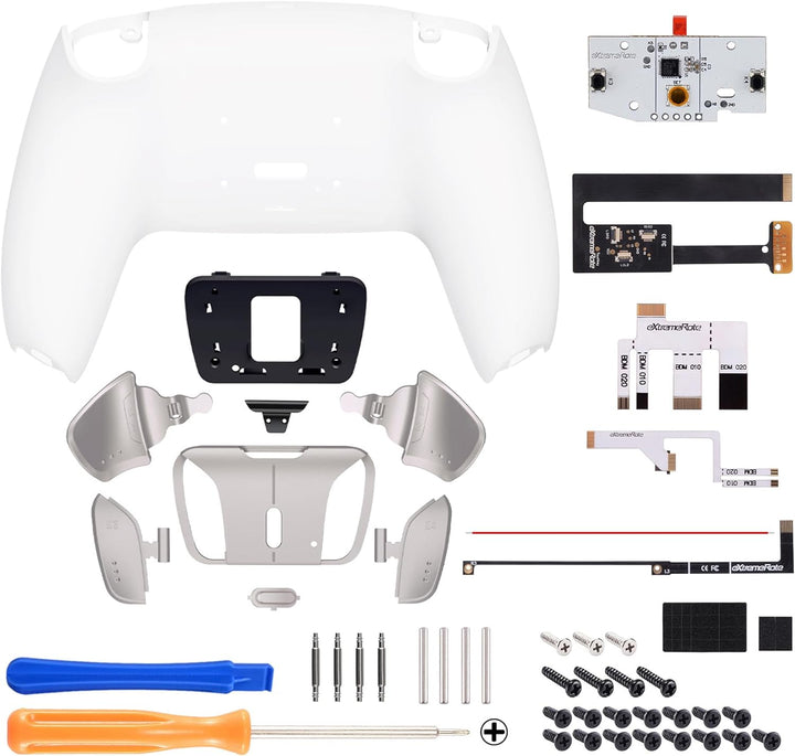 eXtremeRate Programmierbar RISE4 Remap Kit für ps5 Controller BDM-010/020,Real Metal Buttons(RMB) Re