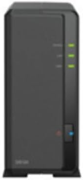 Synology DS124 1-Bay Diskstation NAS (Realtek RTD1619B 4-Core 1.7 GHz 1GB DDR4 RAM 1xRJ-45 1GbE LAN-