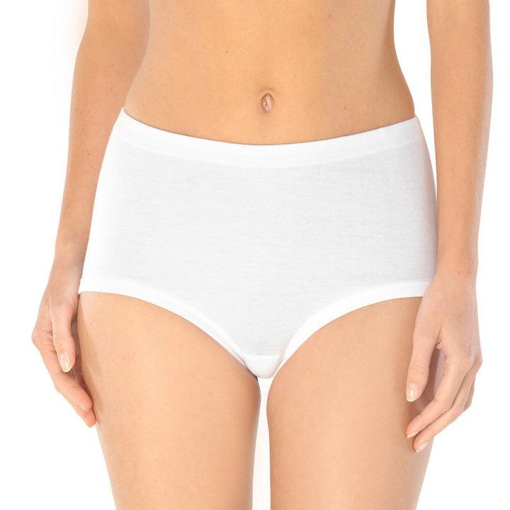 Schiesser Damen 2 PACK Taillenslip - Original 46 Weiss (100), 46 Weiss (100)