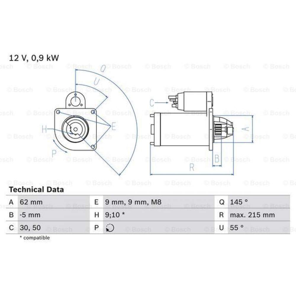 BOSCH 0986013850 Starter