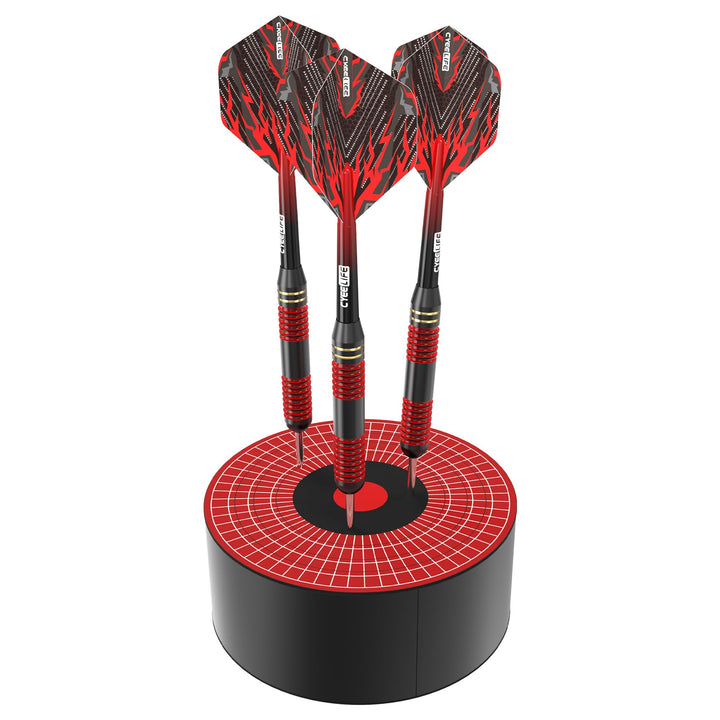 CyeeLife Mini Dart Dock - Dartpfeile Halterung - Dartscheibe Form Premium Sisal Dartständer - Stilvo