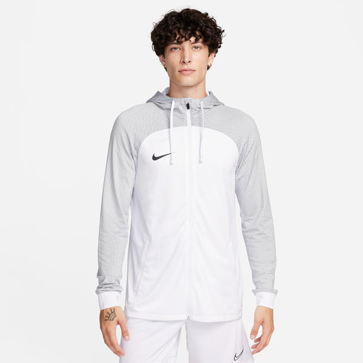 Nike Herren M Nk Df Strk23 Hd Trk Jkt K Jacket S WHITE/WOLF GREY/WHITE/(BLACK), S WHITE/WOLF GREY/WH