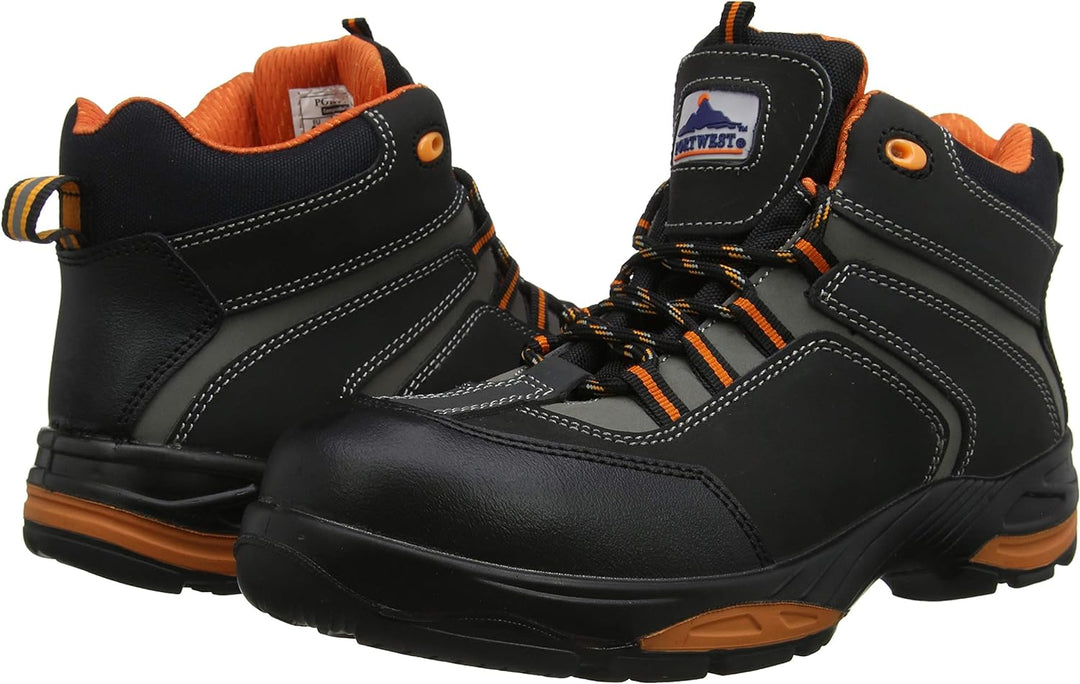 Portwest Portwest Compositelite Sicherheitsstiefel Operis S3 HRO, Grösse: 43, Farbe: Schwarz, FC60BK
