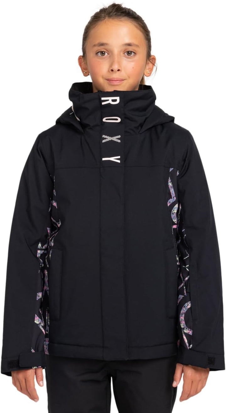 Roxy Mädchen Galaxy Girl Jk Schneeanzug (1er Pack) 8 Jahre TRUE BLACK LLUVIA RG, 8 Jahre TRUE BLACK