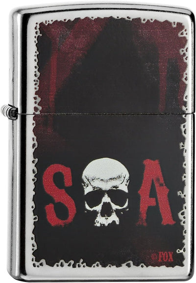 Zippo Feuerzeug SOA Skull, SOA Skull