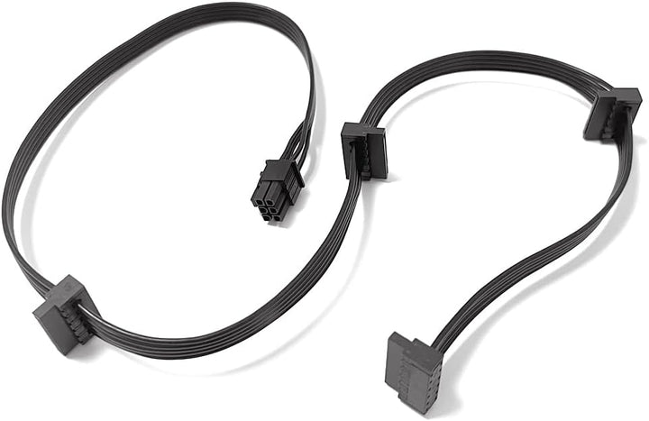 Gintai Austausch des SATA-Laufwerkskabels für Corsair hx1200 RM1000X RM850X RM750X 6-Pin to 4x